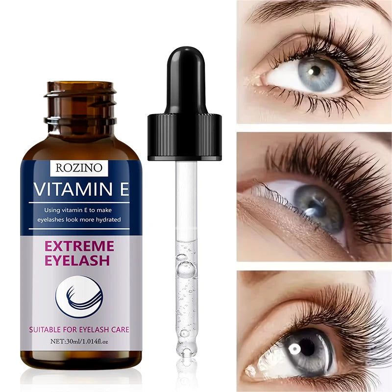 ROZINO Vitamin E Eyelash & Eyebrow Nourishing Serum Oil