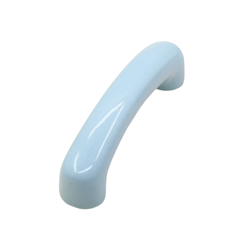 Ceramic Bow Cabinet Handle | 64mm Colorful Glaze Drawer Pull
