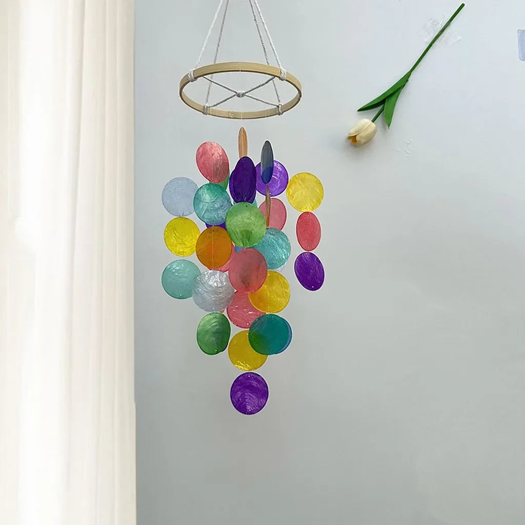 Nordic Shell Wind Chime – Handmade Hanging Home Decor