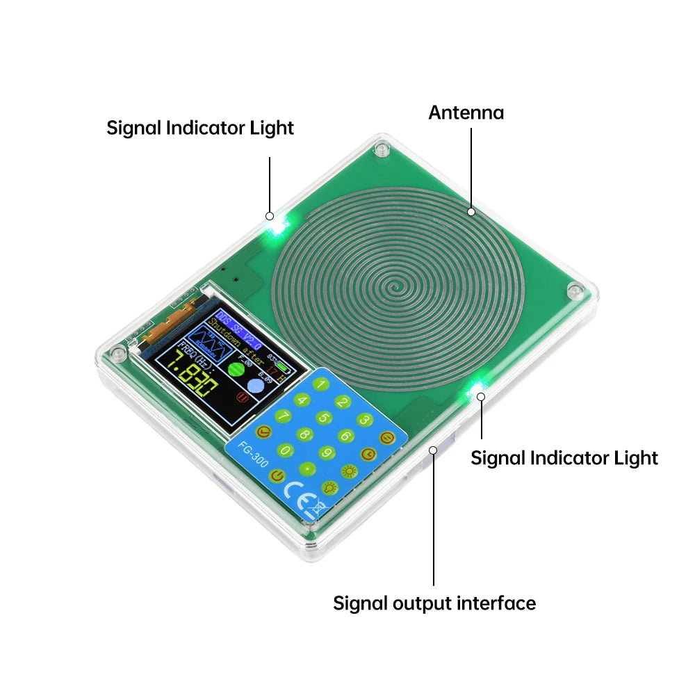 Gaqqee FG300 DDS Signal Generator 0.001Hz–200kHz | 13 Waveforms