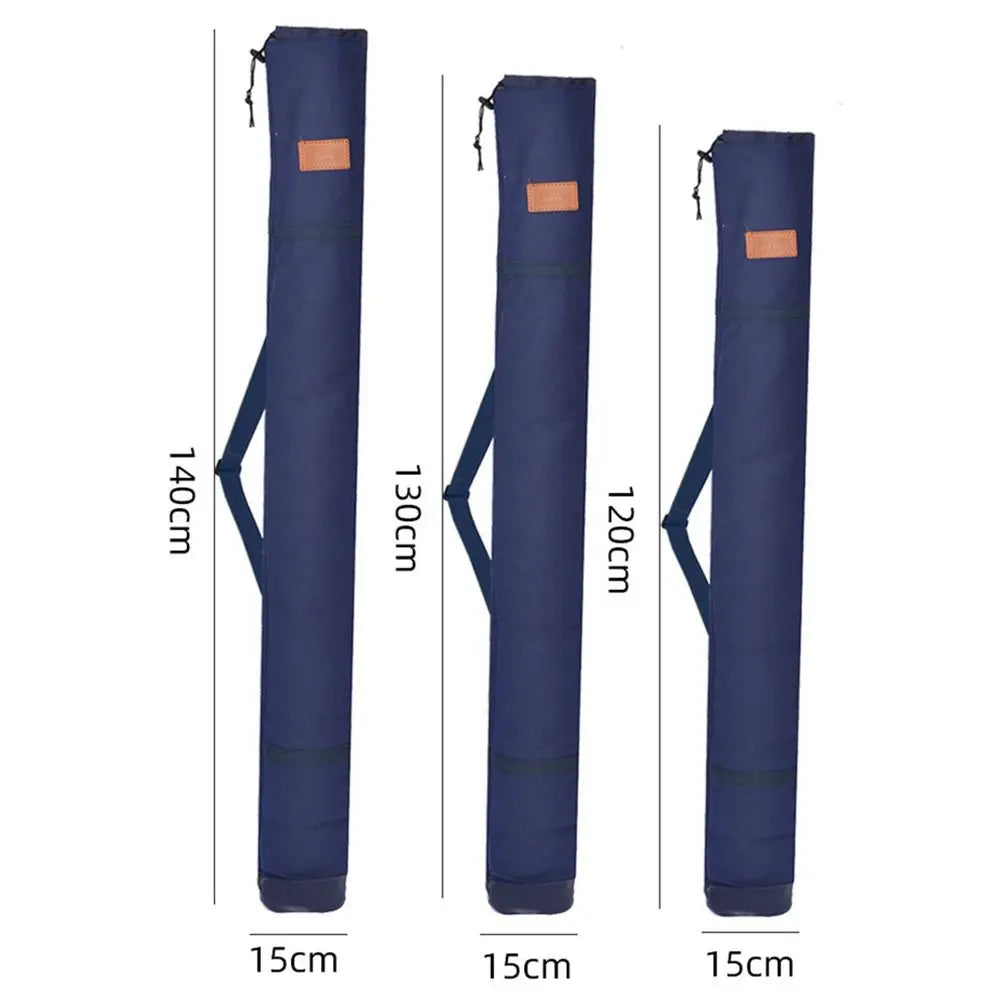 Canvas Fishing Rod & Tackle Bag – Large Portable Storage