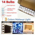 Pampsee 10-Pack LED Vanity Mirror Bulbs – Dimmable USB Light