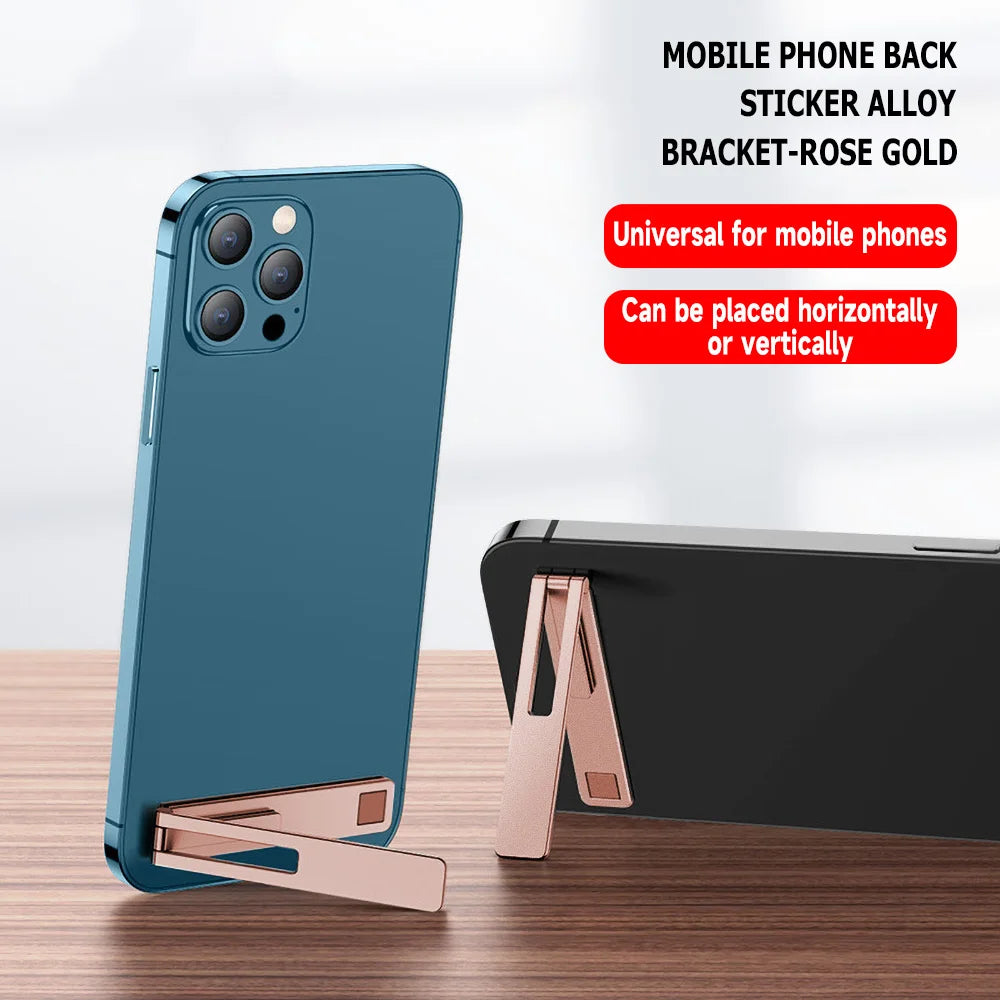 AKABEILA Ultra-Thin Metal Folding Phone Stand & Desk Holder