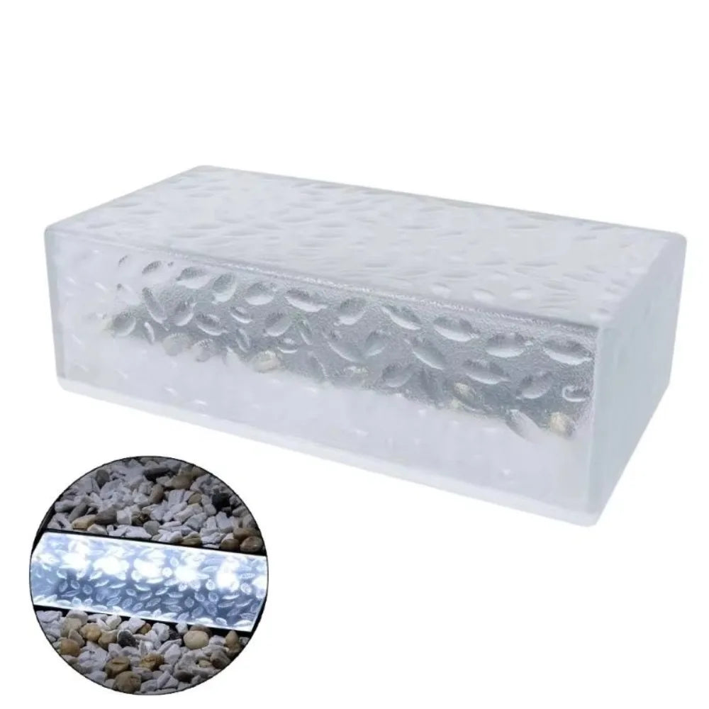 Solar Brick LED Paver Light – Waterproof Outdoor Landscape