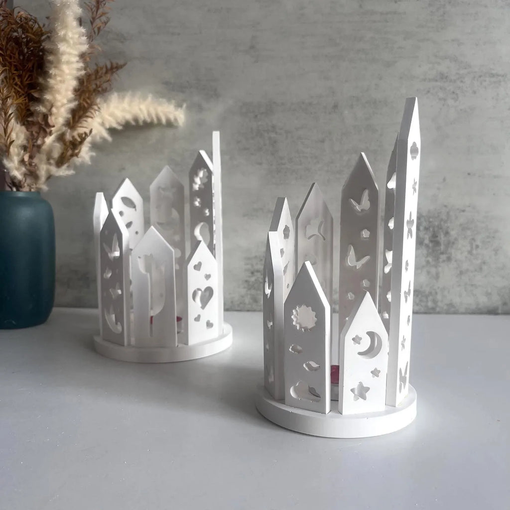 Leaf Butterfly Animal Skeleton Candle Holder Silicone Mould