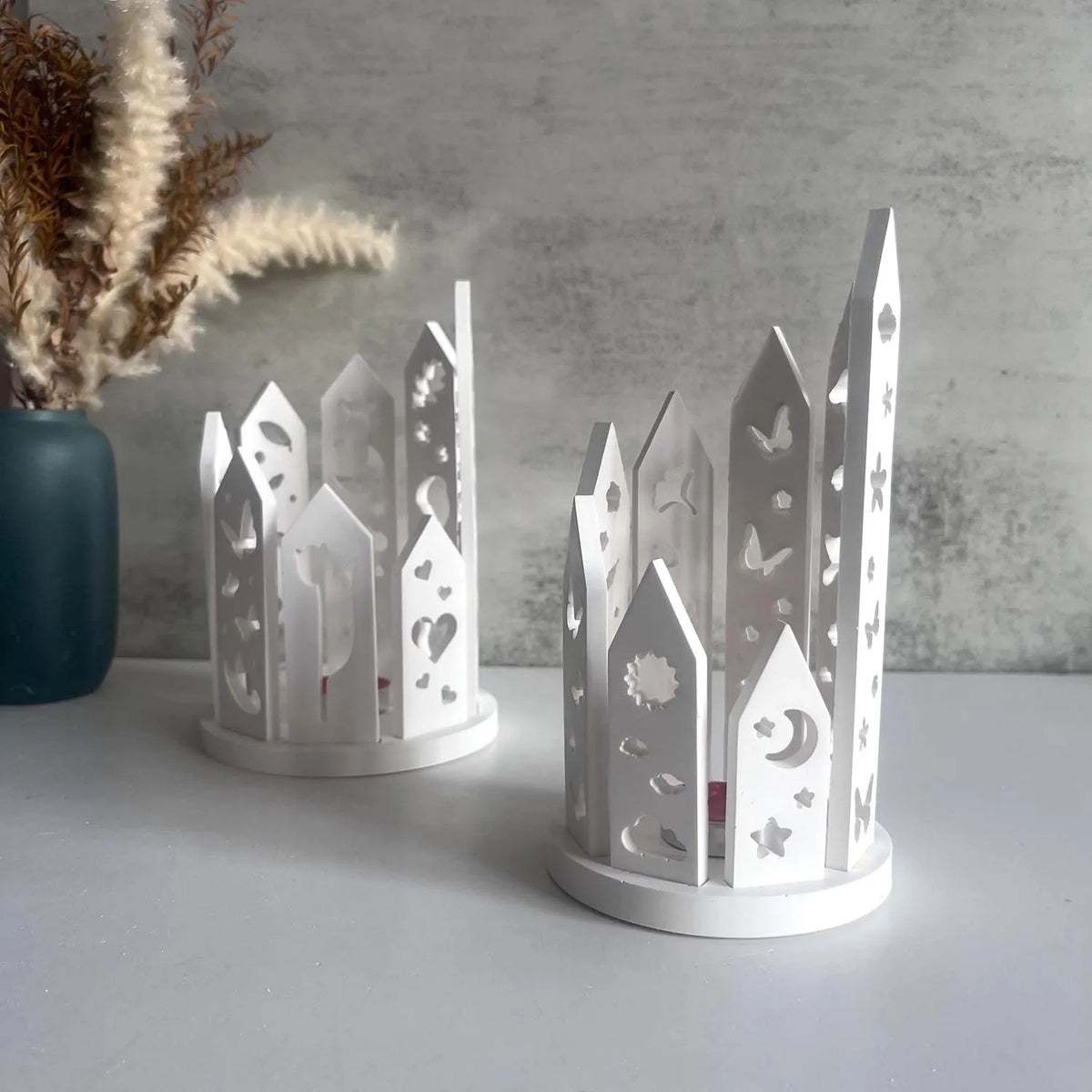 Leaf Butterfly Animal Skeleton Candle Holder Silicone Mould