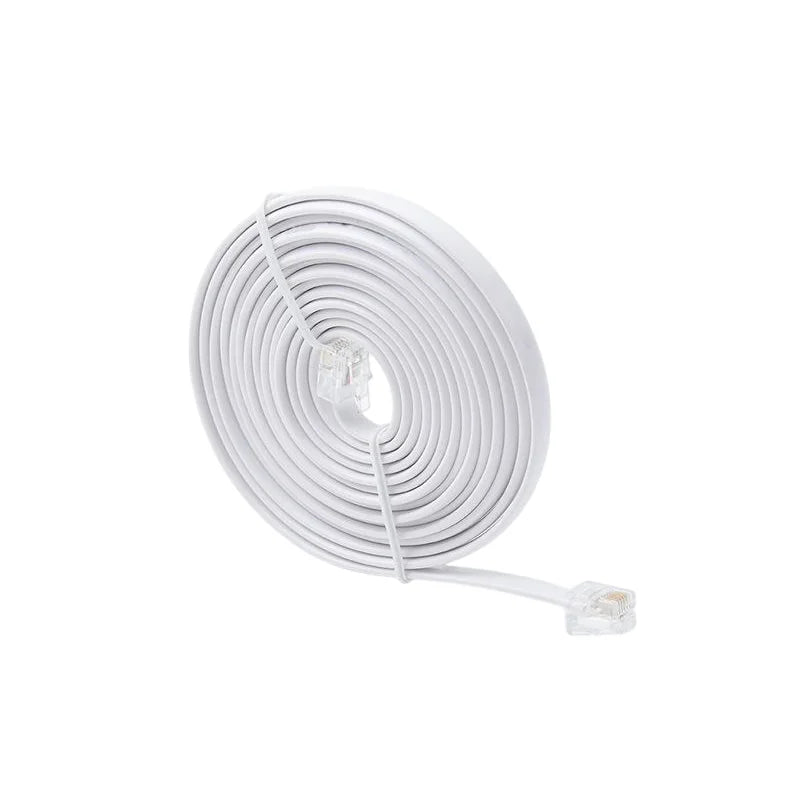 Pure Copper 6P6C RJ11 RJ12 Telephone Extension Cable 0.5–3m