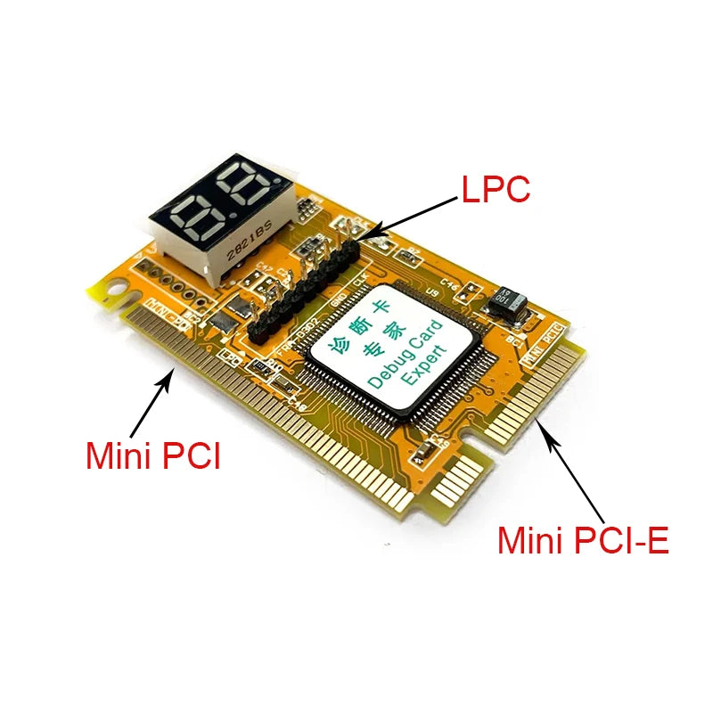 Mini PCI PCI-E 2-Digit Laptop Motherboard Diagnostic Card