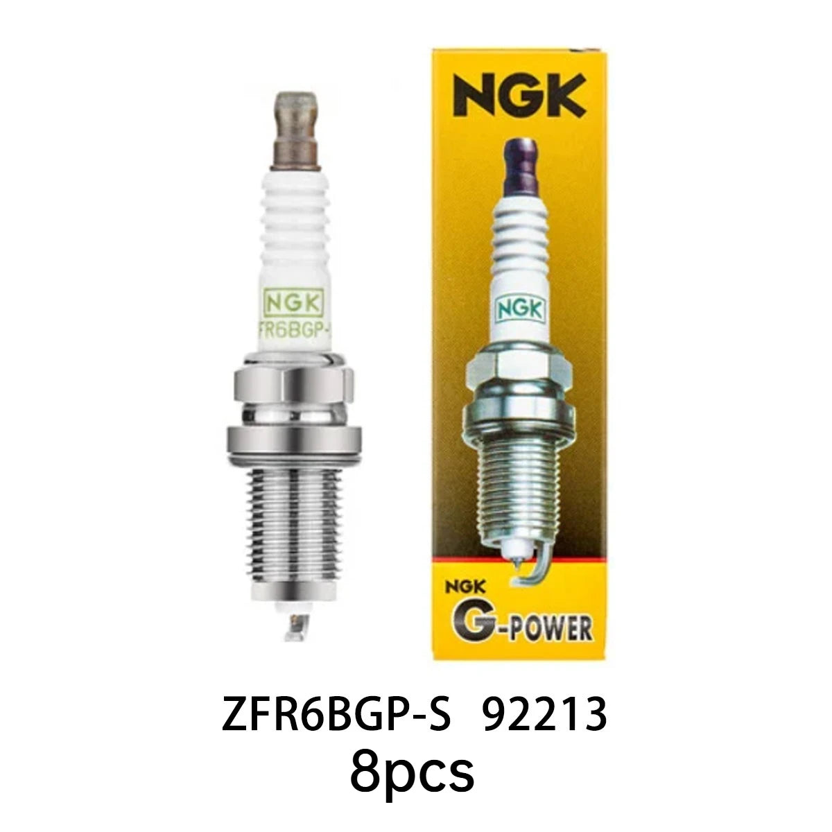 NGK ZFR6BGP-S 92213 Platinum Spark Plug | 4/8/12 Pack