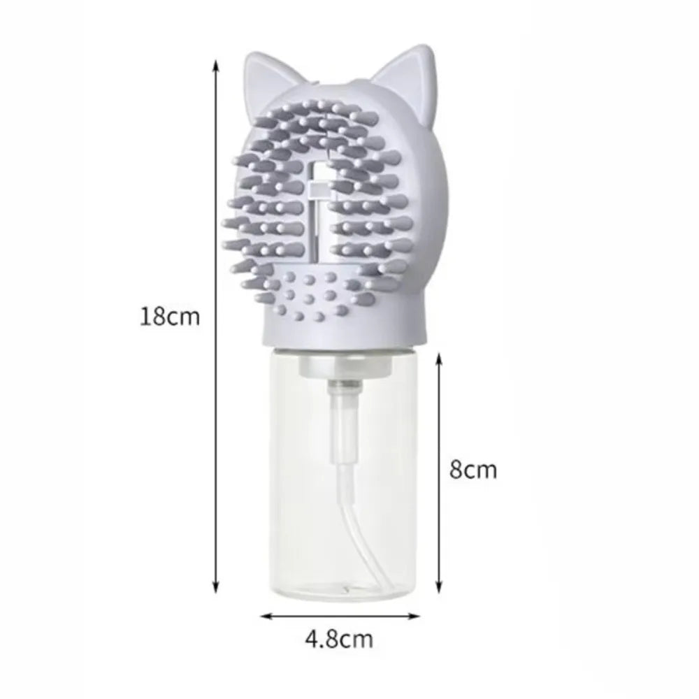 TPE Pet Bath Brush – Foaming Massage & Soap Dispenser