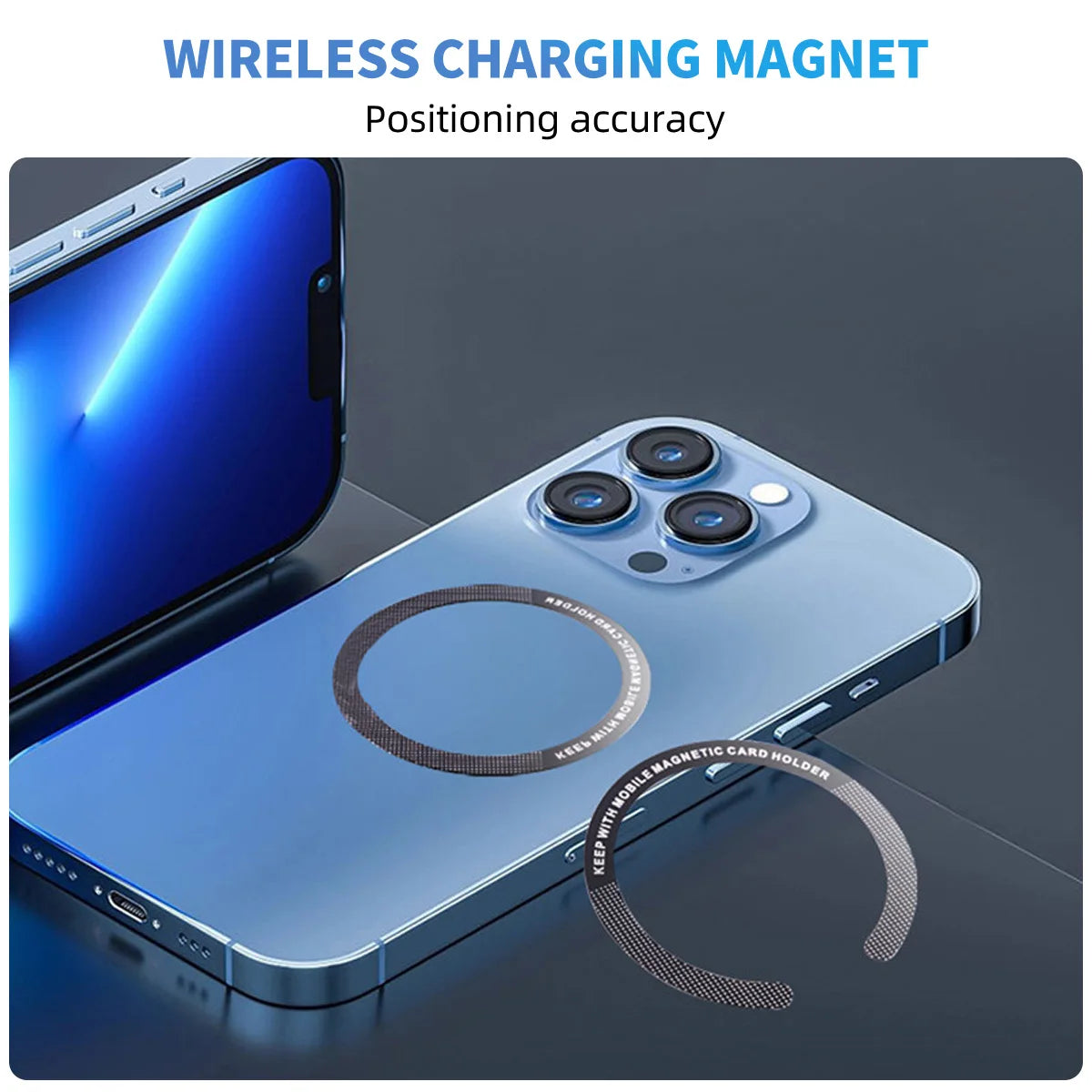 MagSafe Magnetic Sticker Rings for iPhone 12 13 14 Pro Max