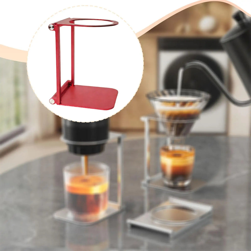 Foldable Aluminum Pour Over Coffee Dripper Stand | Travel