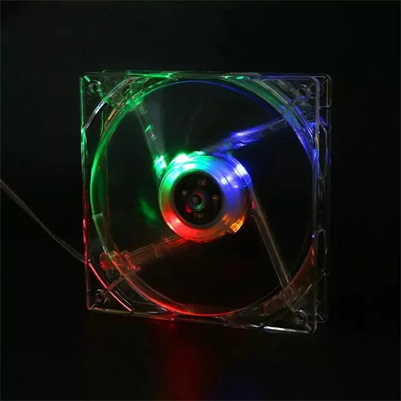 USB RGB Cooling Fan 5V – 8cm & 12cm LED Fan for PC & Pets