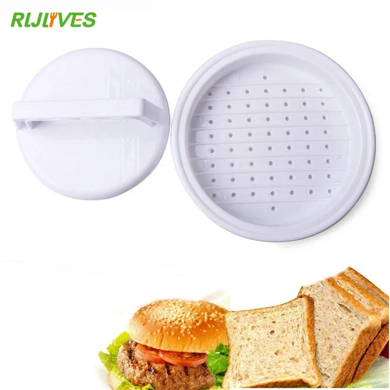 DIY Burger Patty Maker – Food-Grade Plastic Hamburger Press Mold