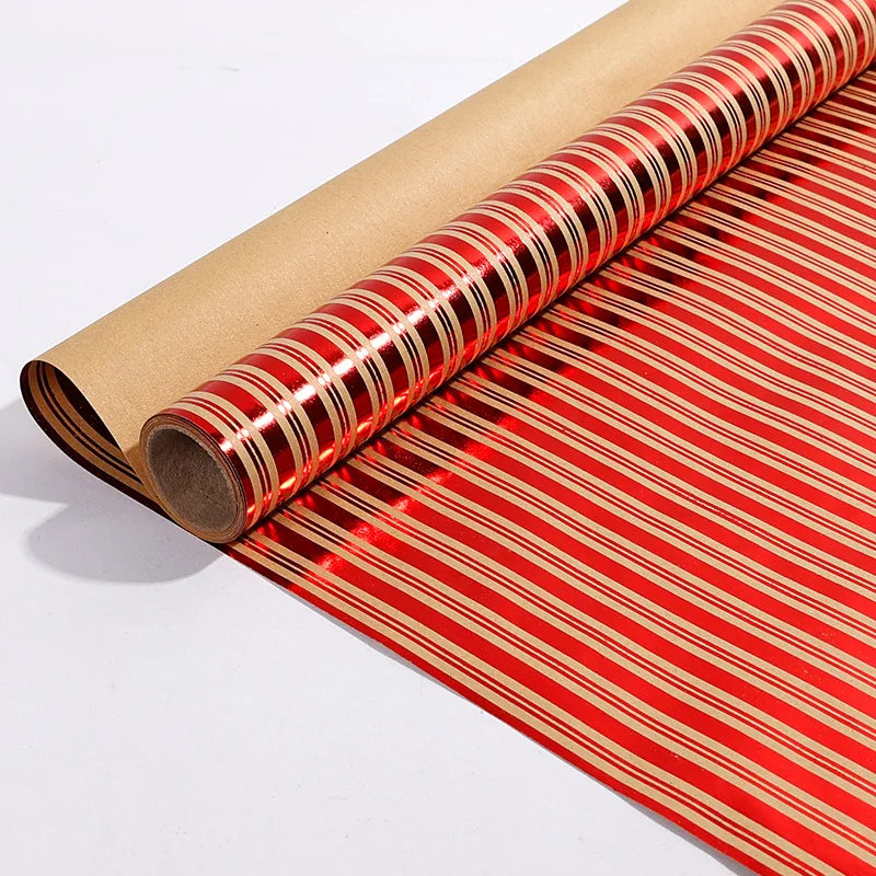43x300cm Aluminized Gift Wrapping Paper – Christmas & More