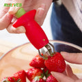 Strawberry Huller & Stem Remover – Stainless Steel Fruit Corer
