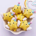 Resin Kawaii Angel Star Baby Flatback Figurines 6PCS DIY Crafts