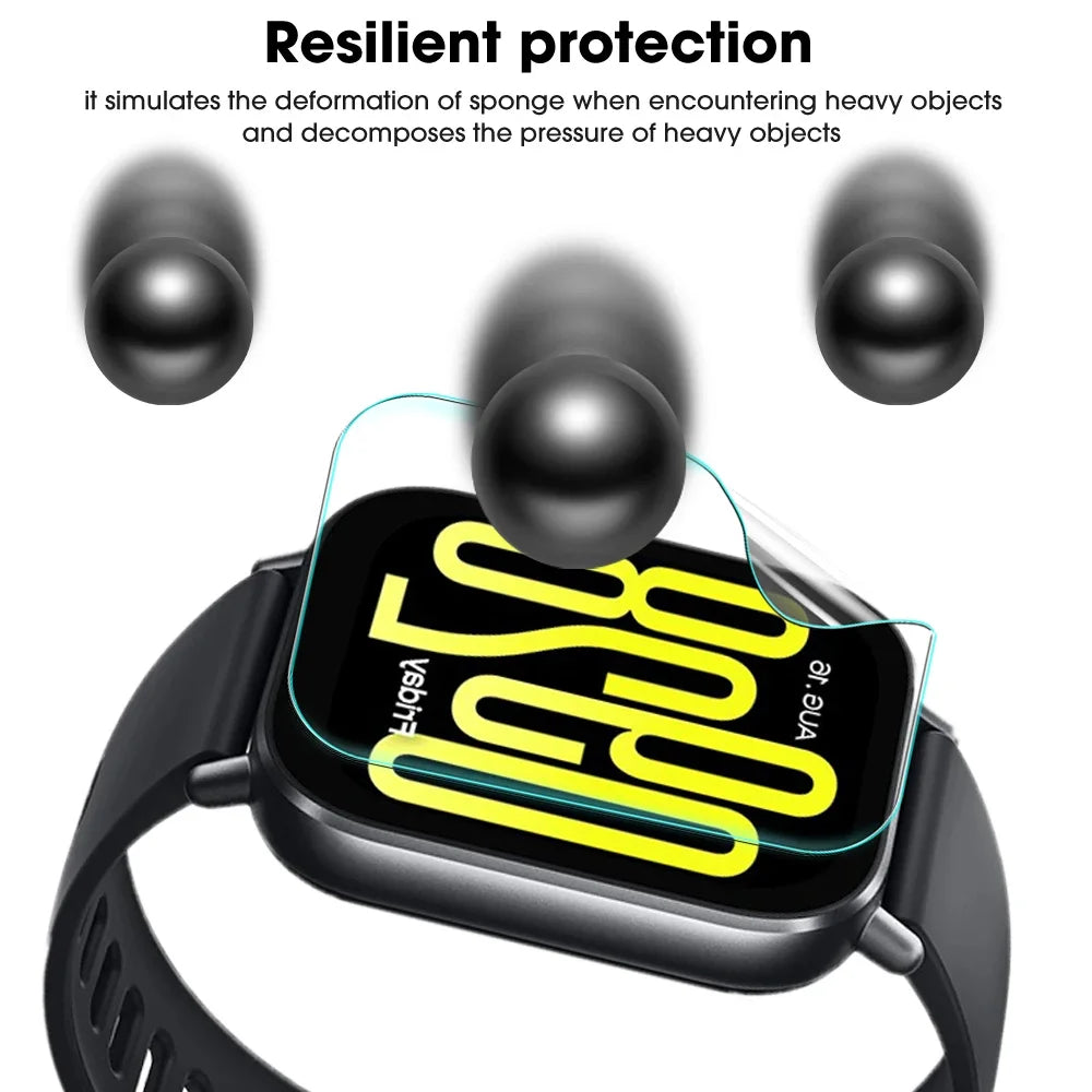 Redmi Watch 5 Lite TPU Hydrogel Screen Protector 5-Pack