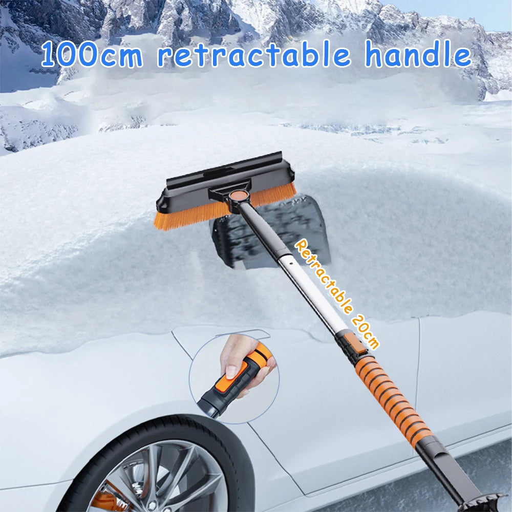 Retractable Ice Scraper Brush & Shovel – Winter Snow Tool