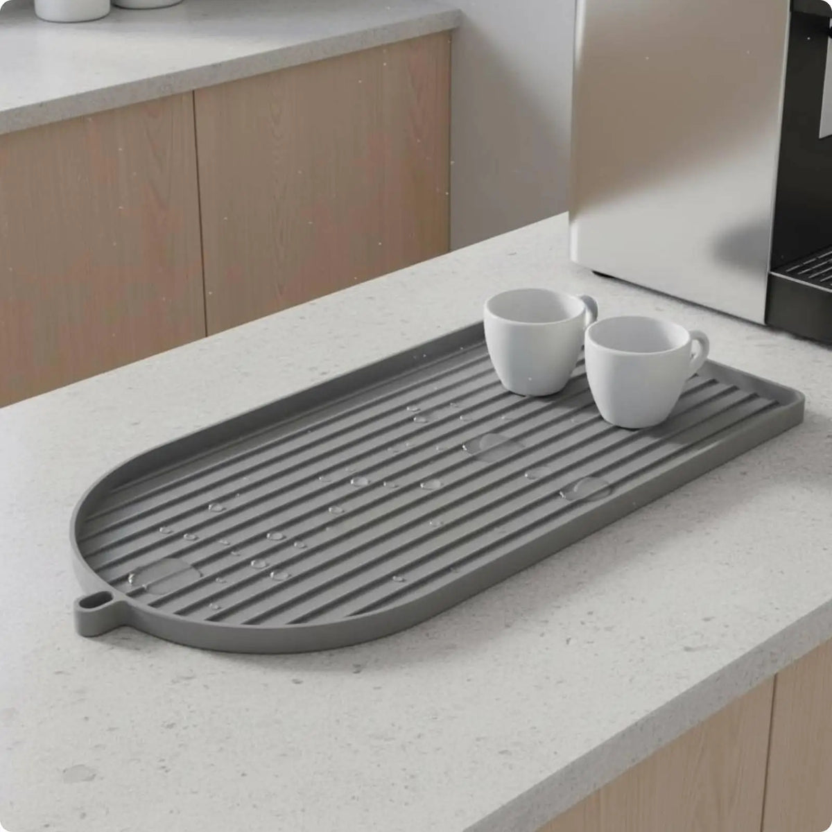 Silicone Coffee Machine Mat – Non-Slip Drainage Pad for Espresso