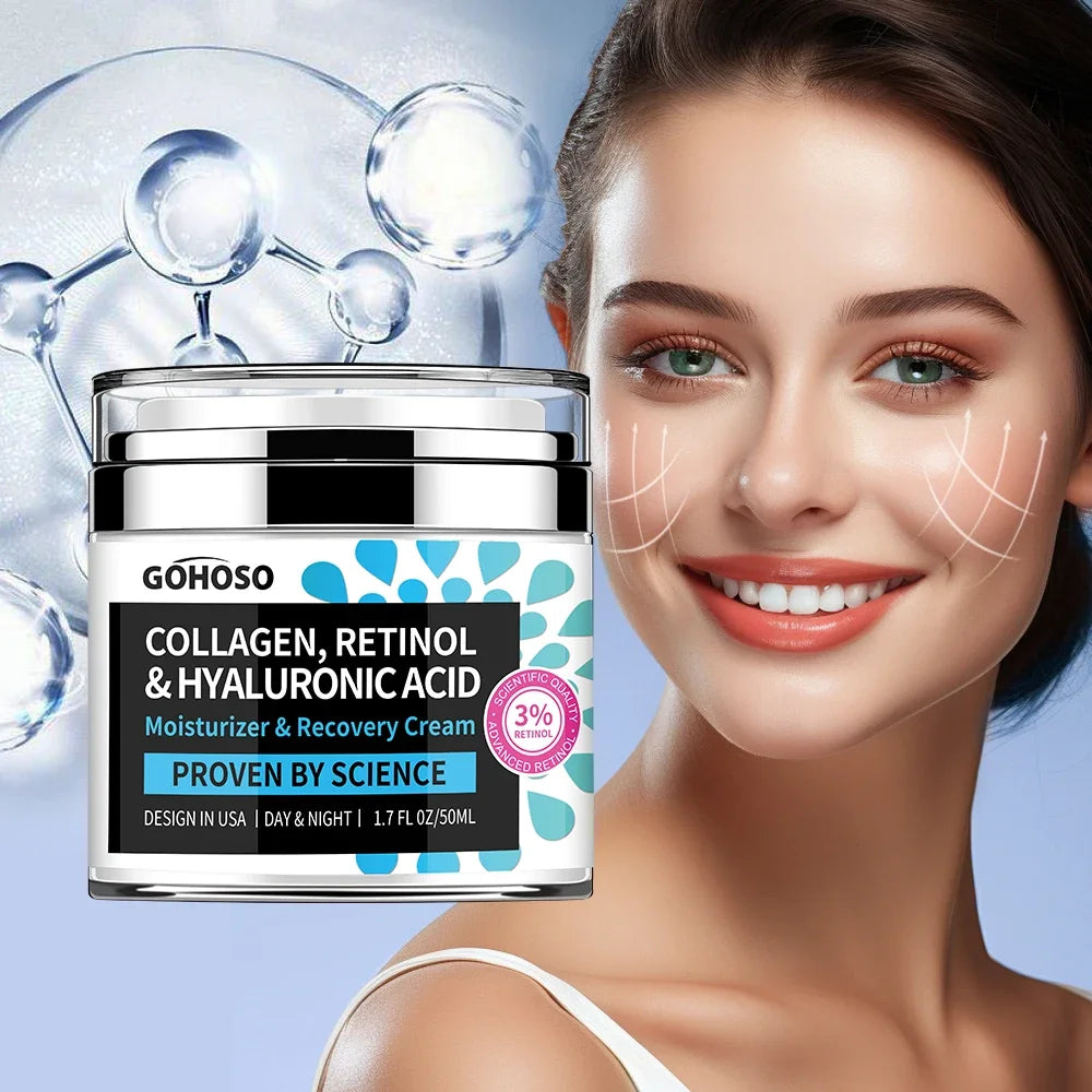 ENVISHA Collagen Retinol Hyaluronic Acid Face Cream 50ml