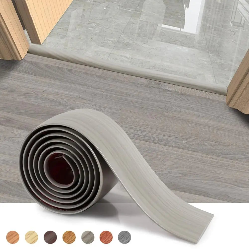 Self-Adhesive PVC Floor Transition Strip – Wood Grain Trim