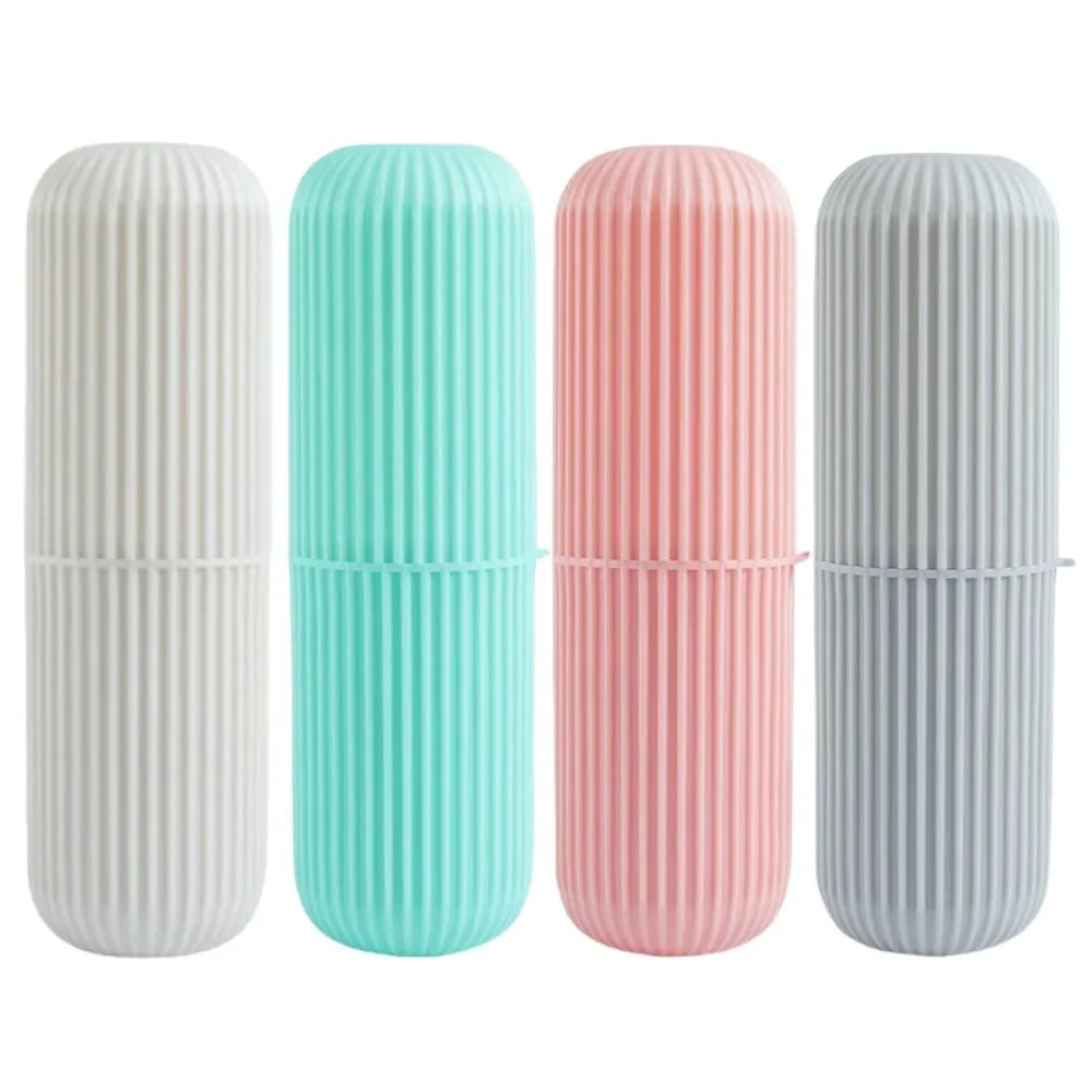 Portable Toothbrush & Toothpaste Travel Case – Leak-Proof