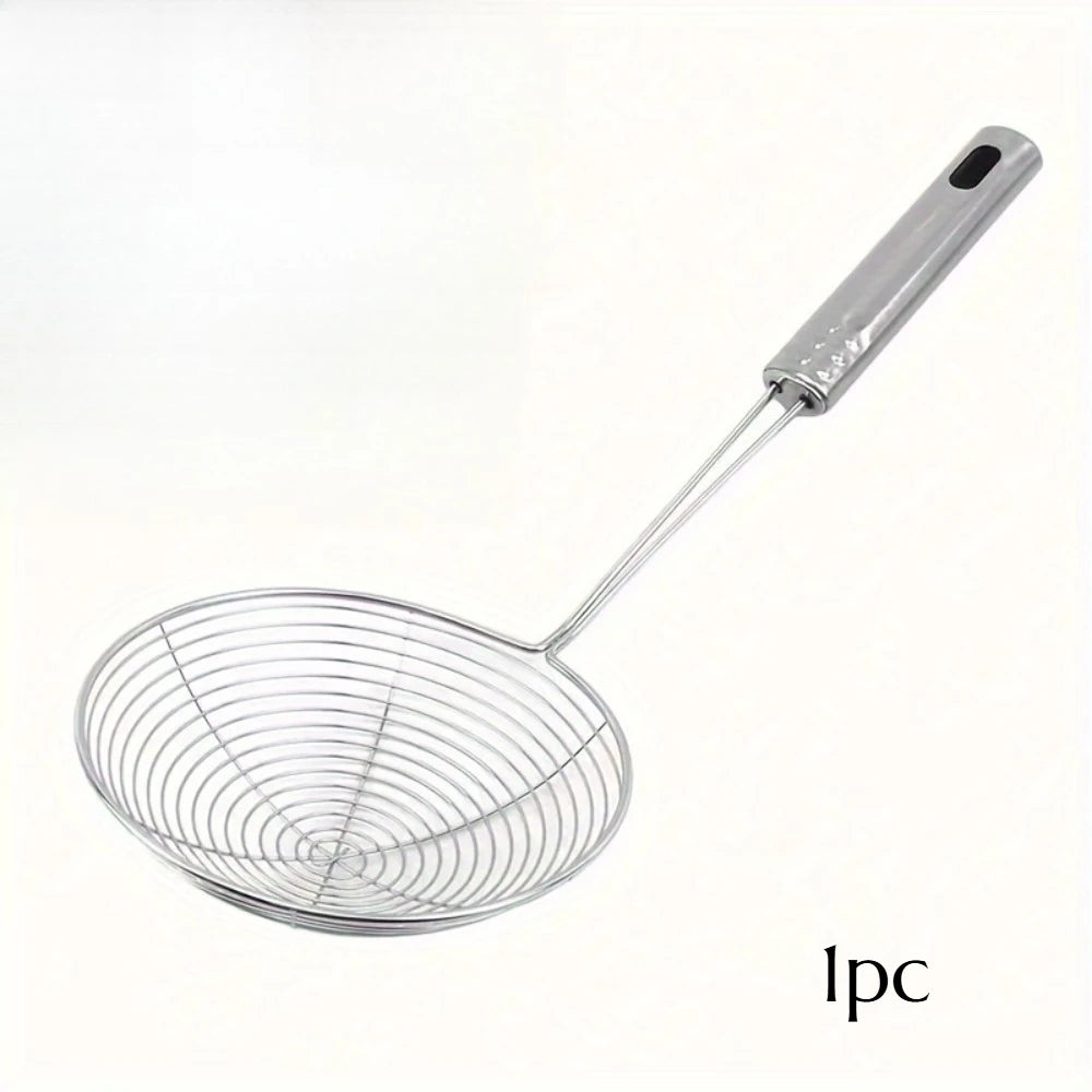 Stainless Steel Skimmer Strainer Ladle | Pasta & Frying