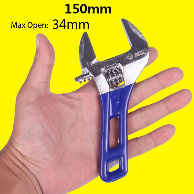 Adjustable Spanner Wrench 4/5/6/8 Inch – Wide-Mouth Hand Tool