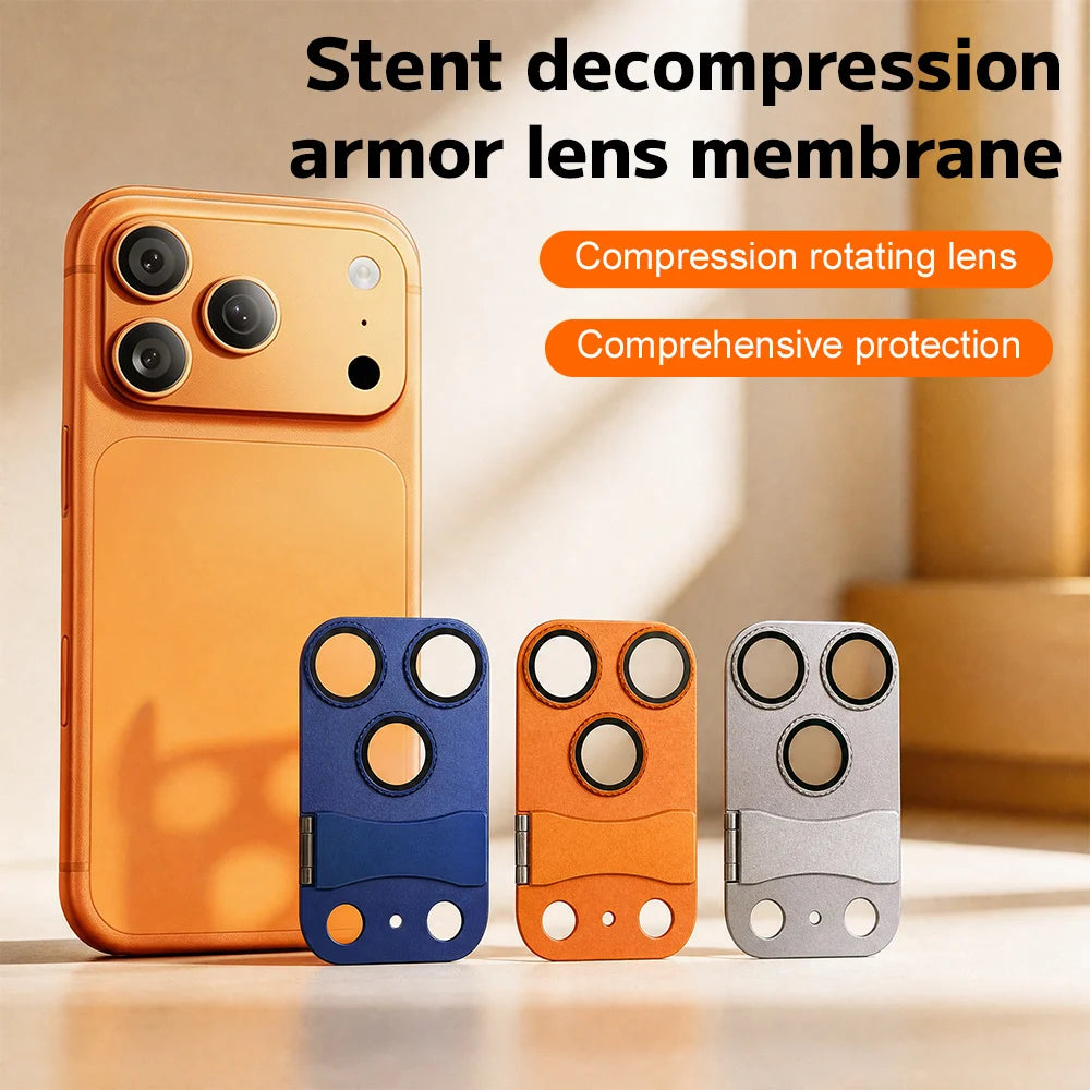 Metal Camera Lens Protector & Kickstand for iPhone 17/18 Pro