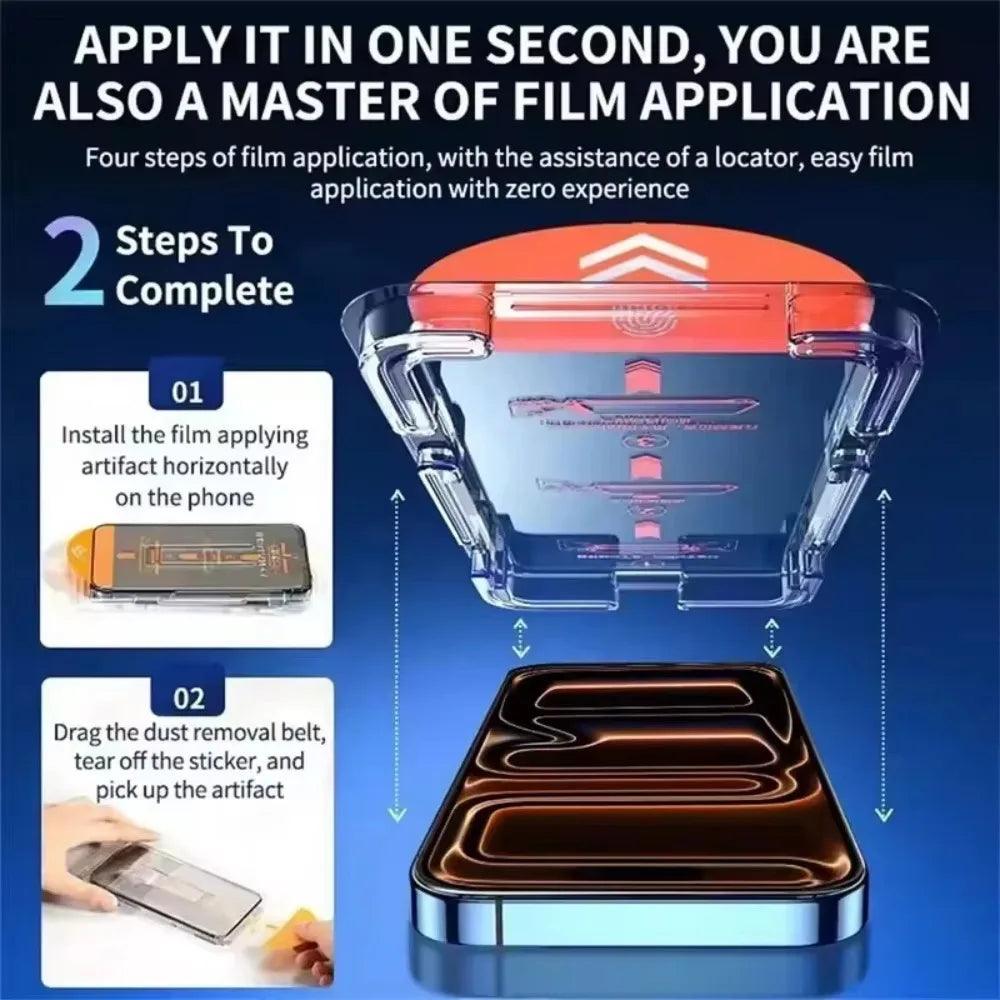 Anti-Spy Tempered Glass iPhone Screen Protector 1-4 Pack