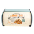 Large Metal Roll Top Bread Box – Red or Blue | 4.5L Kitchen