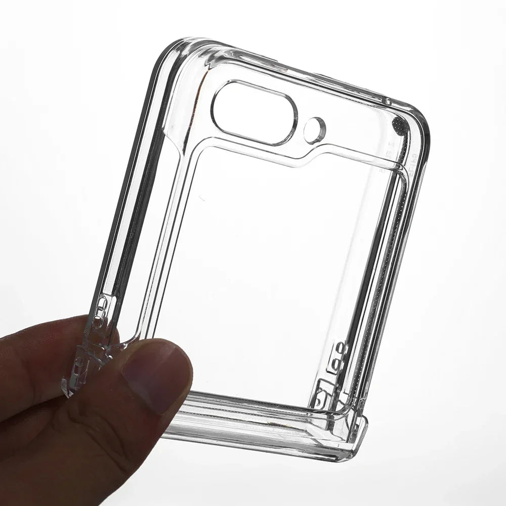 Clear PC Case Samsung Galaxy Z Flip 5 – Slim Shockproof Cover