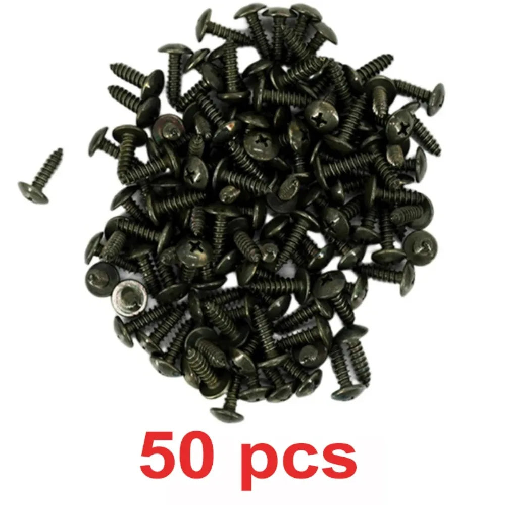 U-Shape Self-Tapping Screws 100pcs – Zinc Plated Car Fastener