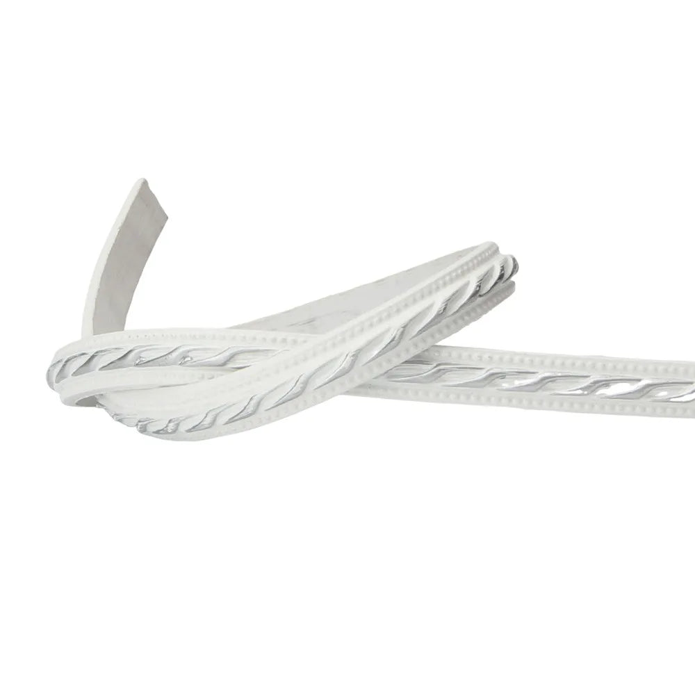Self-Adhesive Faux Embossed Wall Border Trim Strip 1M PVC