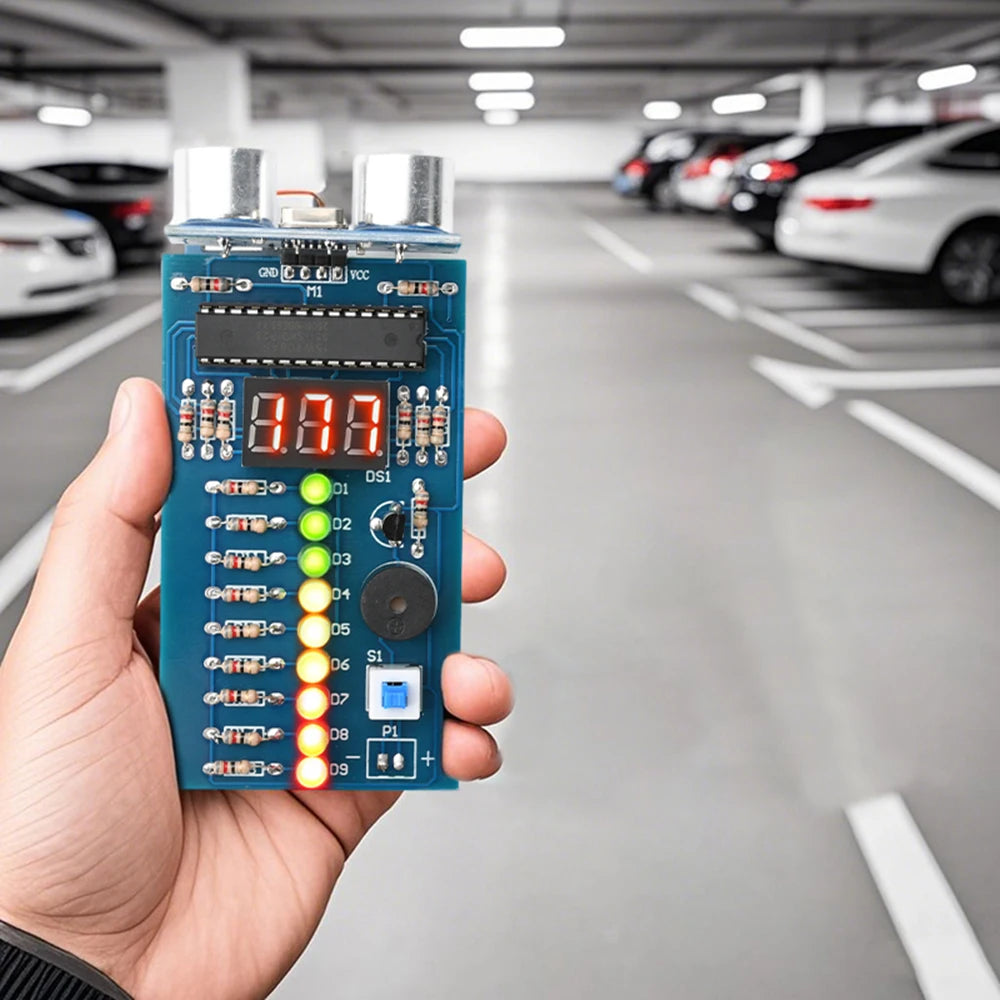Ultrasonic Distance Sensor DIY Module Kit – LED Display