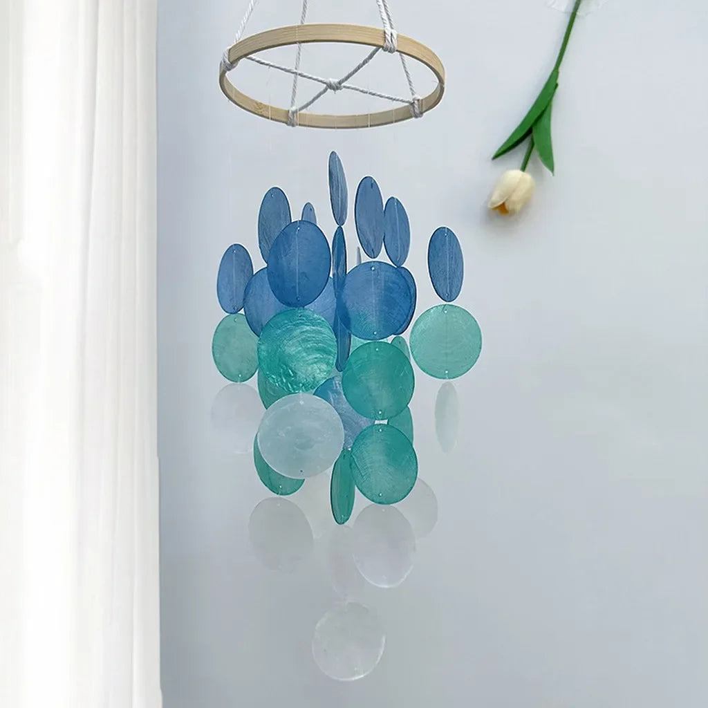 Nordic Shell Wind Chime – Handmade Hanging Home Decor