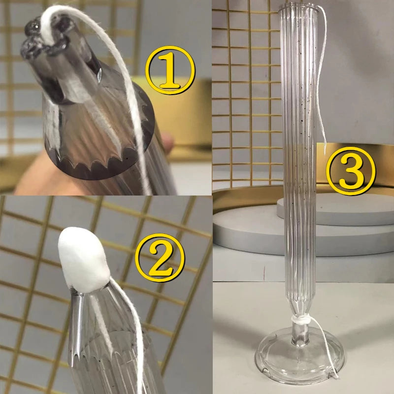Striped Long Rod Candle Mold – PC Plastic Gear Column Mould