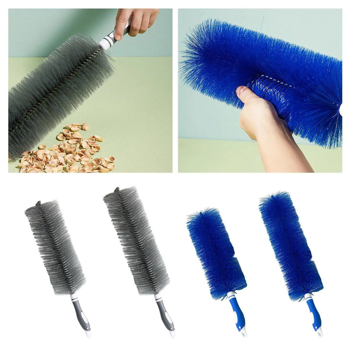 Kesoto Microfiber Hand Duster Brush – Washable & Bendable