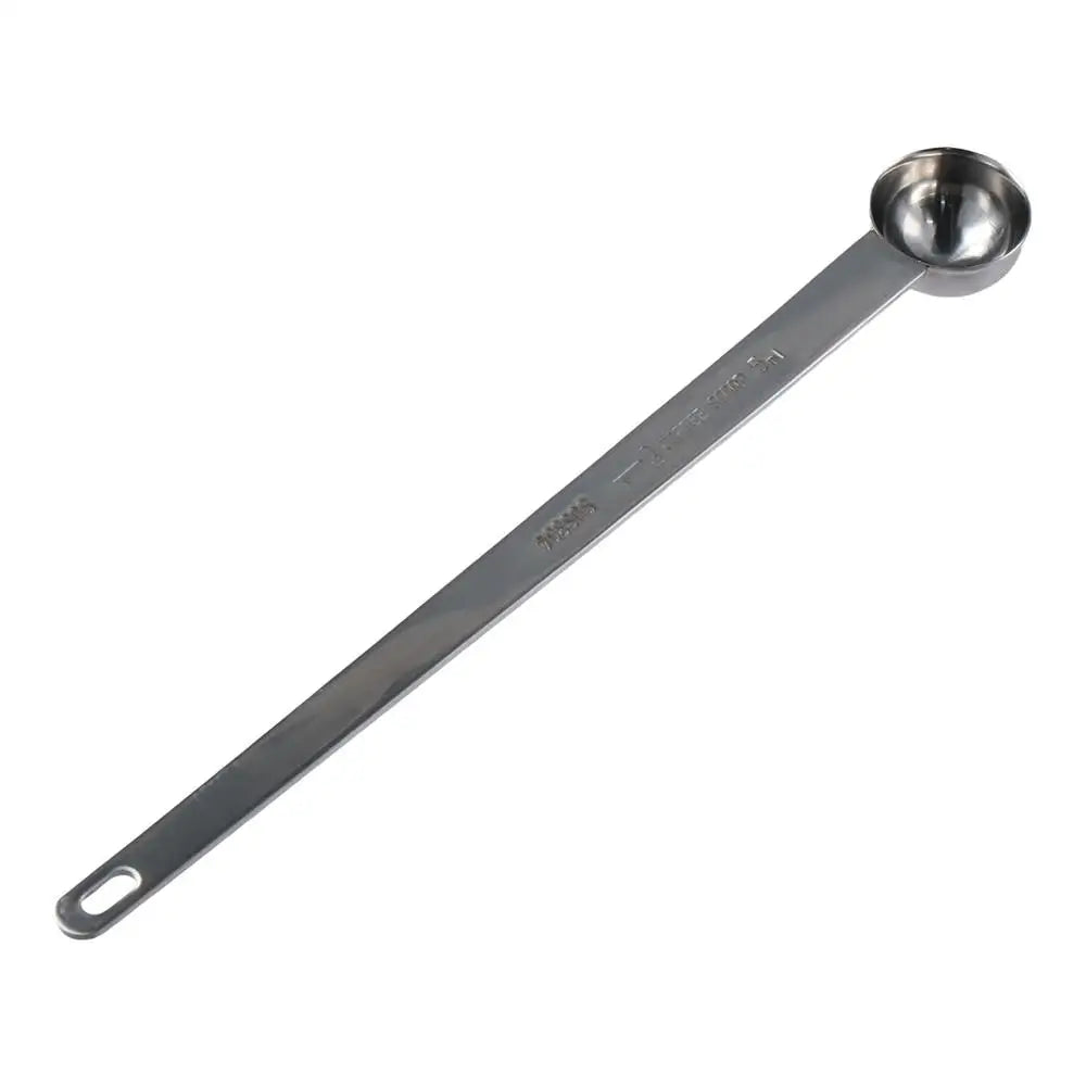Stainless Steel Coffee Scoop Long Handle Measuring Spoon 5–30ml