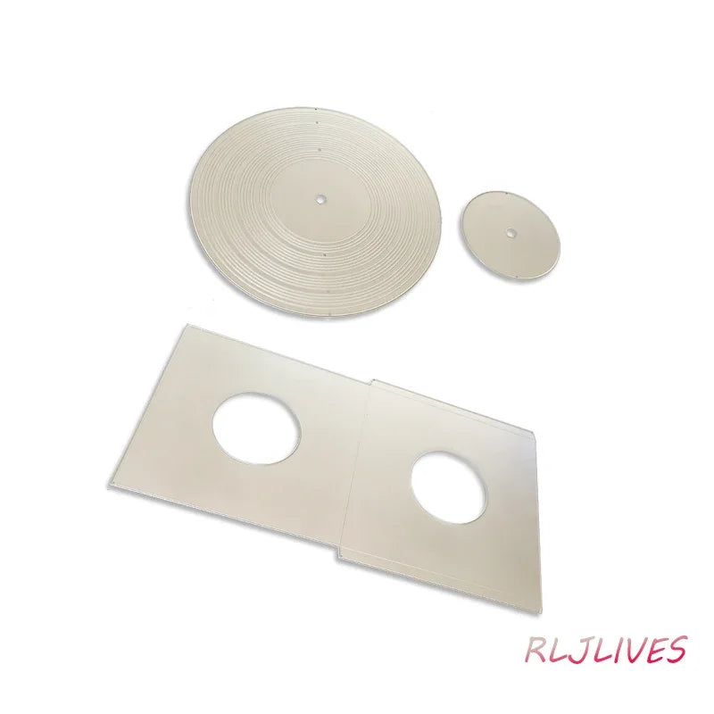 Vinyl Record Metal Cutting Dies – DIY Scrapbooking Paper Craft