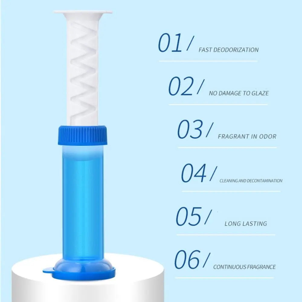 Flower Toilet Cleaner Gel – Aromatic Deodorizing Stamp 48ml
