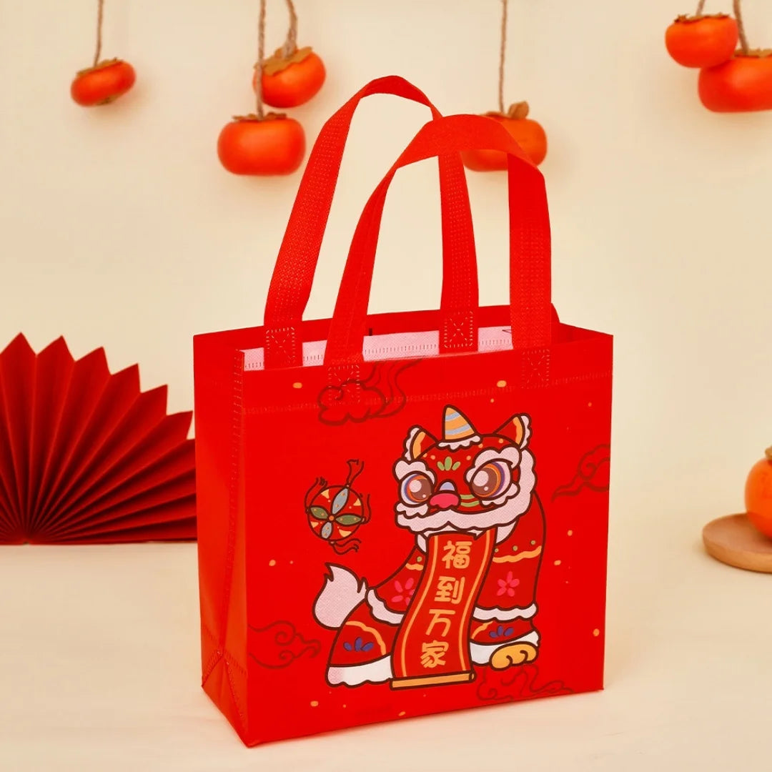Non-Woven New Year Gift Bag – Fortune Printed Tote