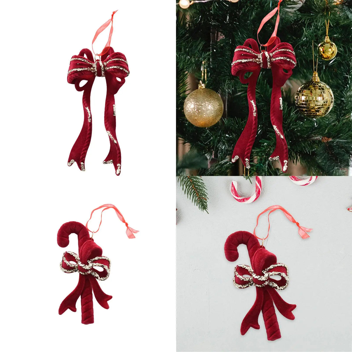 Sequin Christmas Tree Hanging Ornament | Festive ABS Decor