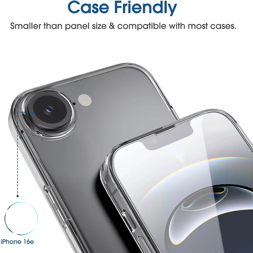 iPhone 16e Camera Lens Protector Tempered Glass 2-20 Pack