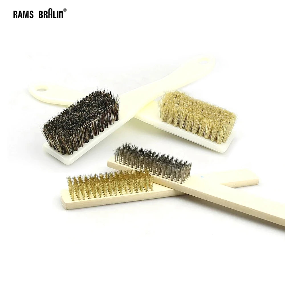 Wire Brush Set – Copper, Steel, Sisal & Horsehair | CS-04