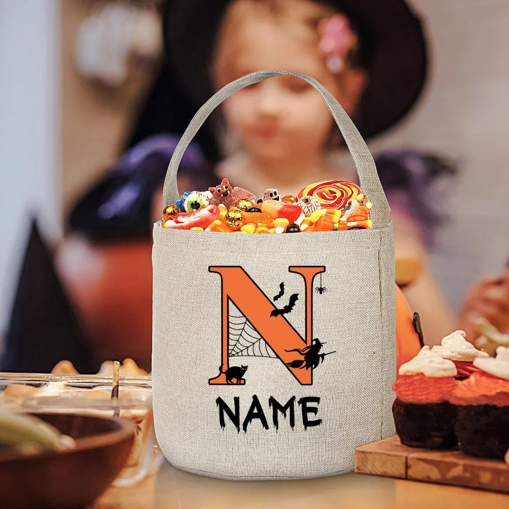 Personalized Halloween Trick or Treat Bag – Kids' Candy Tote
