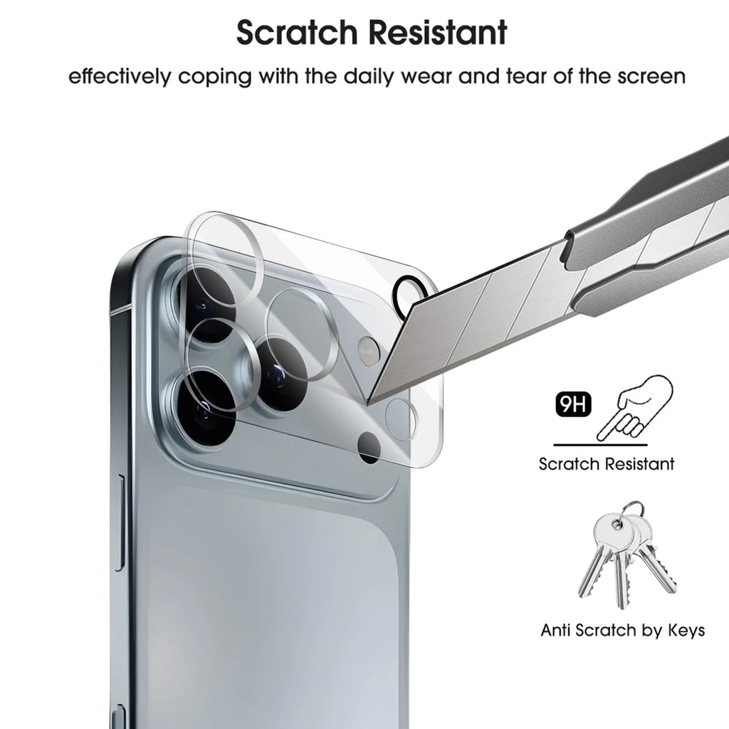 iPhone 18 Pro Max & Ultra Camera Lens Tempered Glass Protector