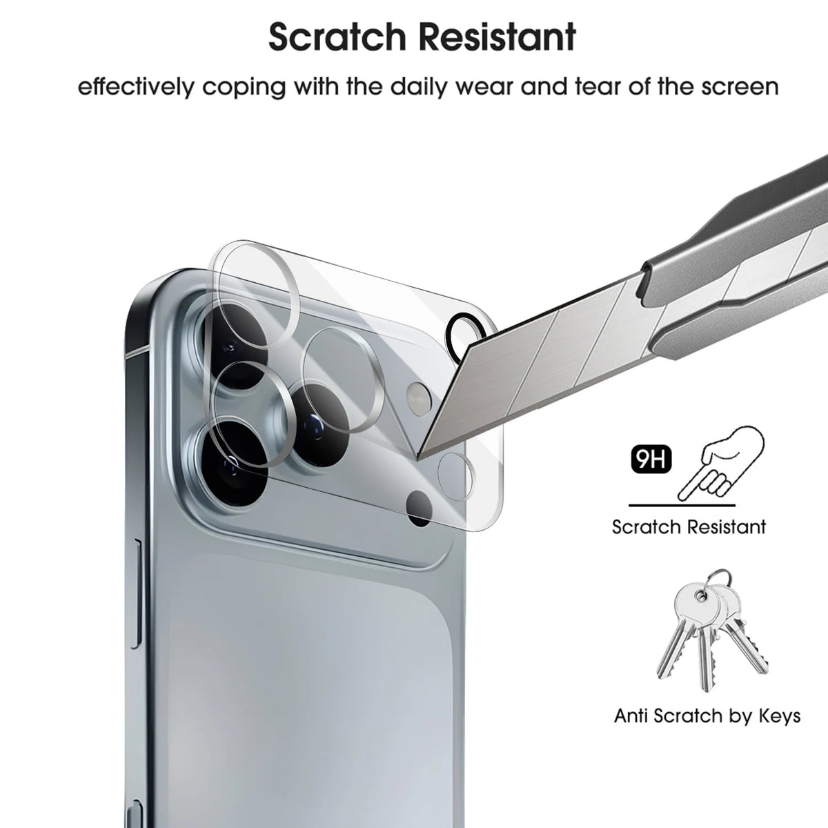 iPhone 18 Pro Max & Ultra Camera Lens Tempered Glass Protector