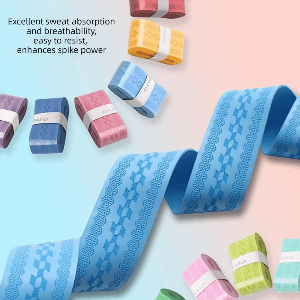 Badminton Racket Overgrip – Anti-Slip Sweat-Absorbing PU Wrap